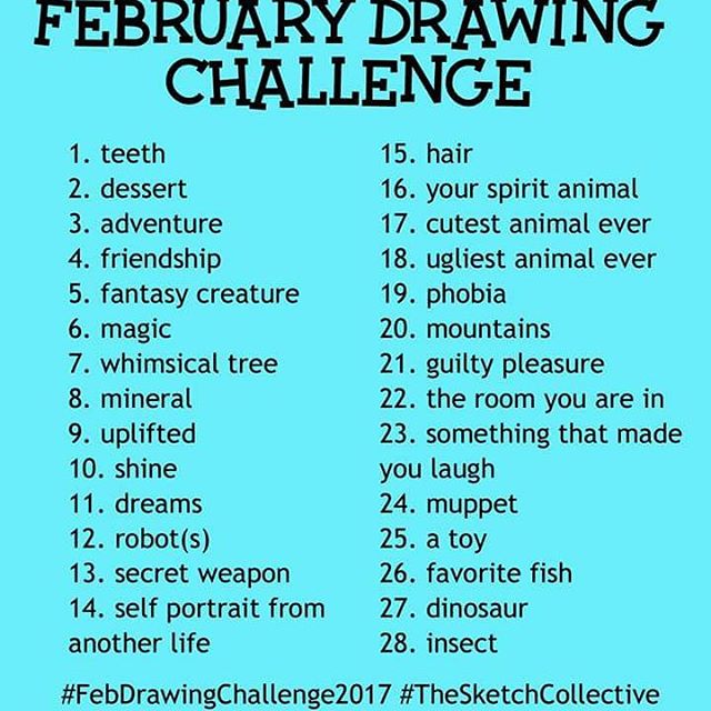 Joining @marcia_furman and #thesketchcollective in doing the #febdrawingchallenge2017 (Also don't forget the #loveofartloop giveaway starts tomorrow.)