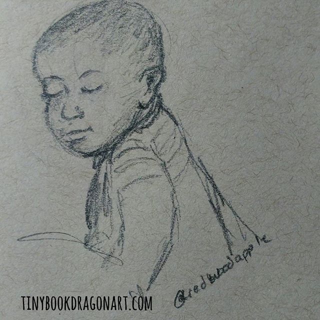Another quick sketch inspired by @redwoodapple .#dailysketch #dailydrawing #art #illustration #pencil #pencilsketch #illustrationart #child #play #kidlitart